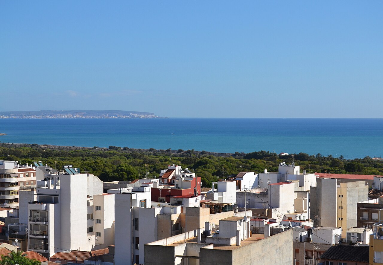 🌊 Guardamar coast seen from the castle