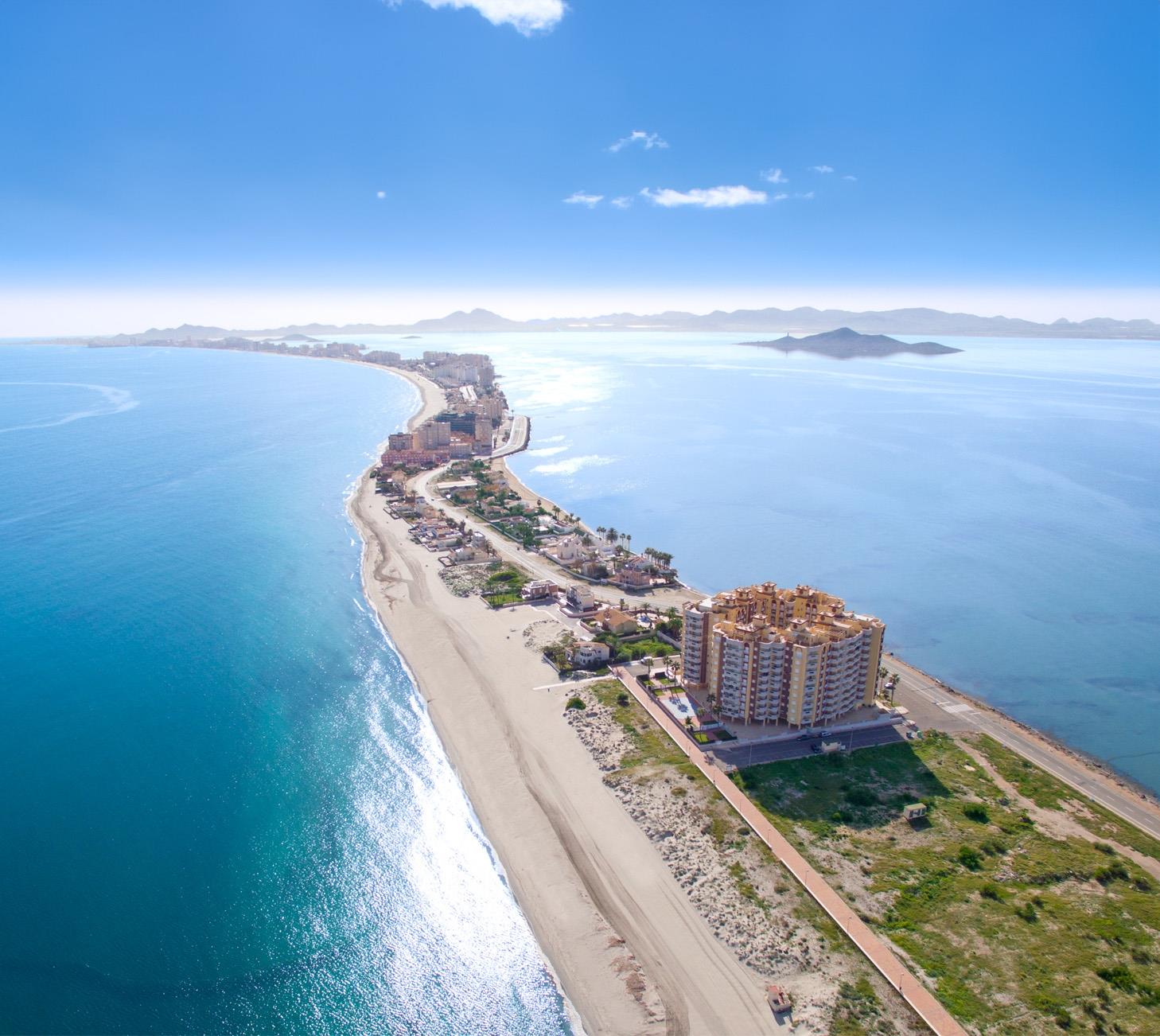🏖️ La Manga and the Mar Menor from above