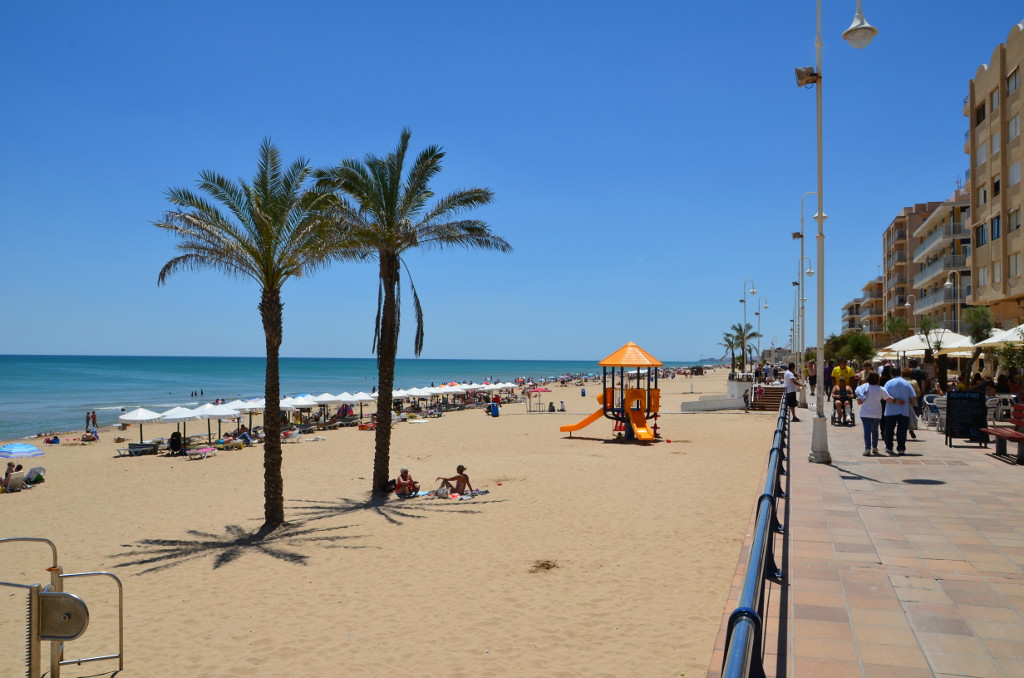 🌴 Sunny Guardamar beach and promenade